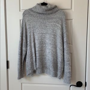 Show Me Your Mumu fuzzy grey sweater